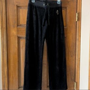 Juicy Couture Black Velour Pants